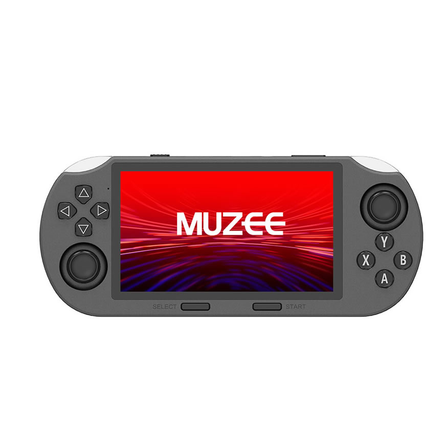 عنوان المنتج：جهاز ألعاب محمول MUZEE-M1 بشاشة IPS 4.5 بوصة، ذاكرة 64 جيجا، معالج ثنائي النواة، متعدد الوظائف لشخصين
