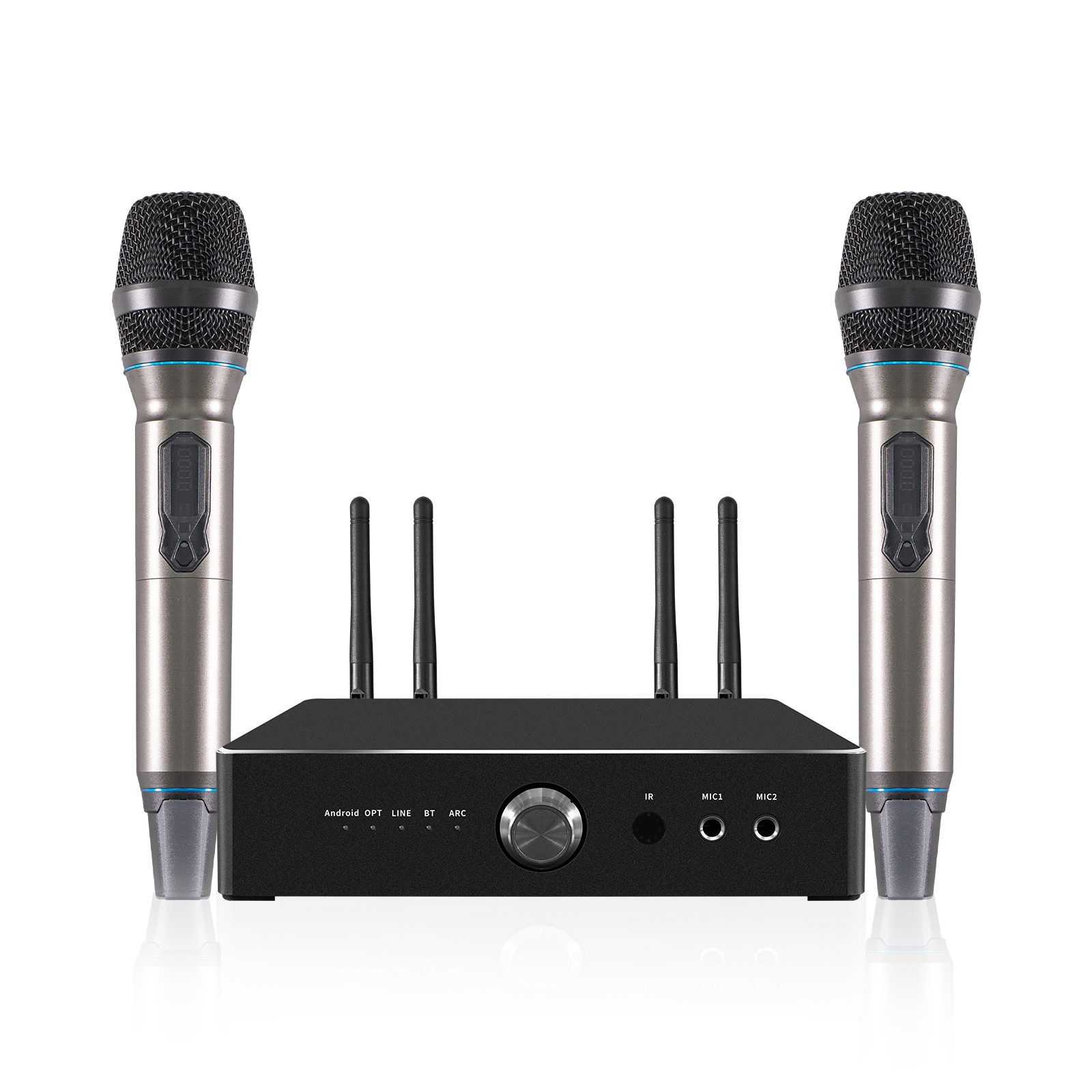 KTV Network Player Power Amplifier & Microphone Set